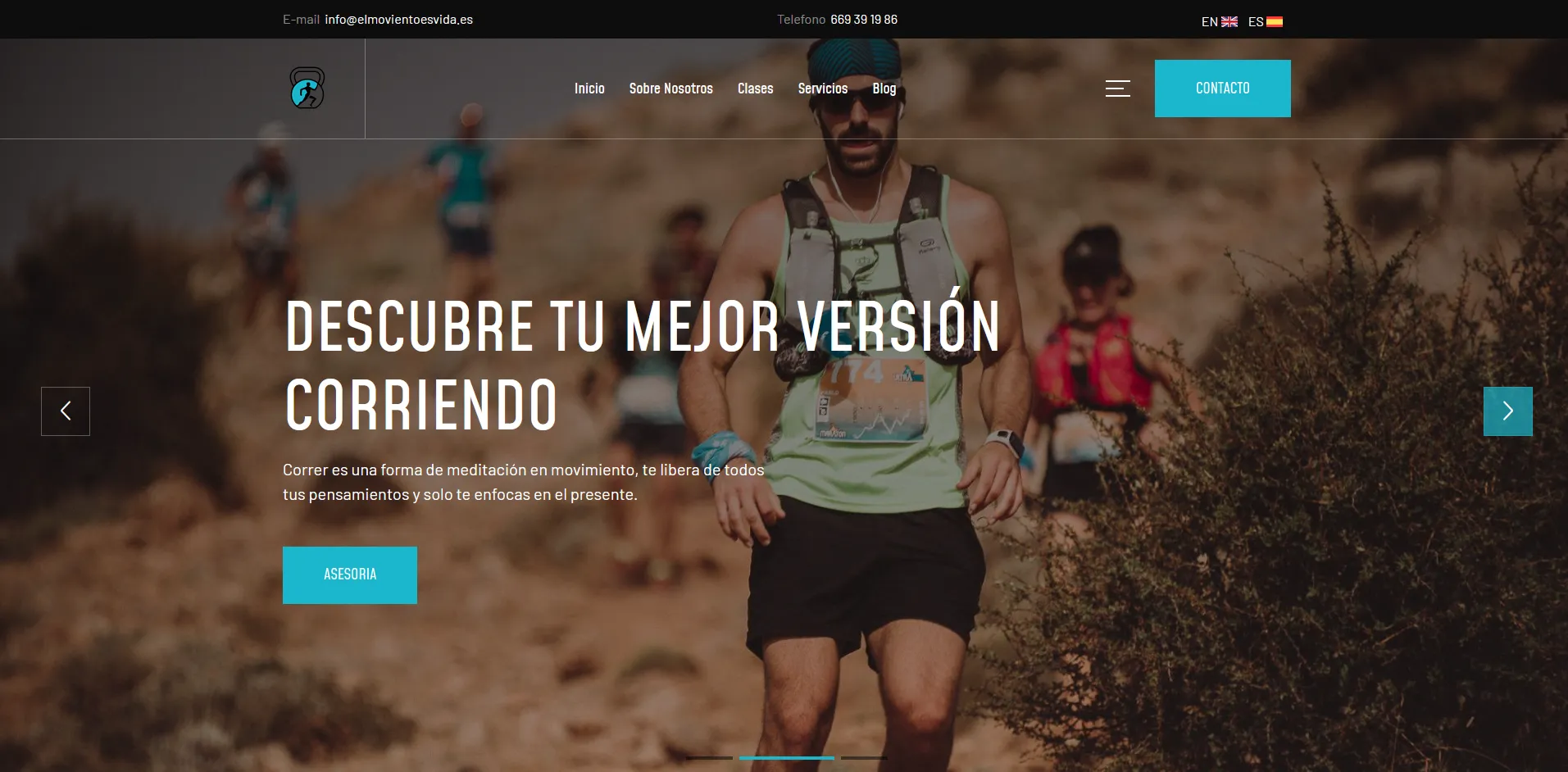 Captura del proyecto El movimiento es vida